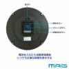 MAG(マグ) 電波壁掛け時計 W-750