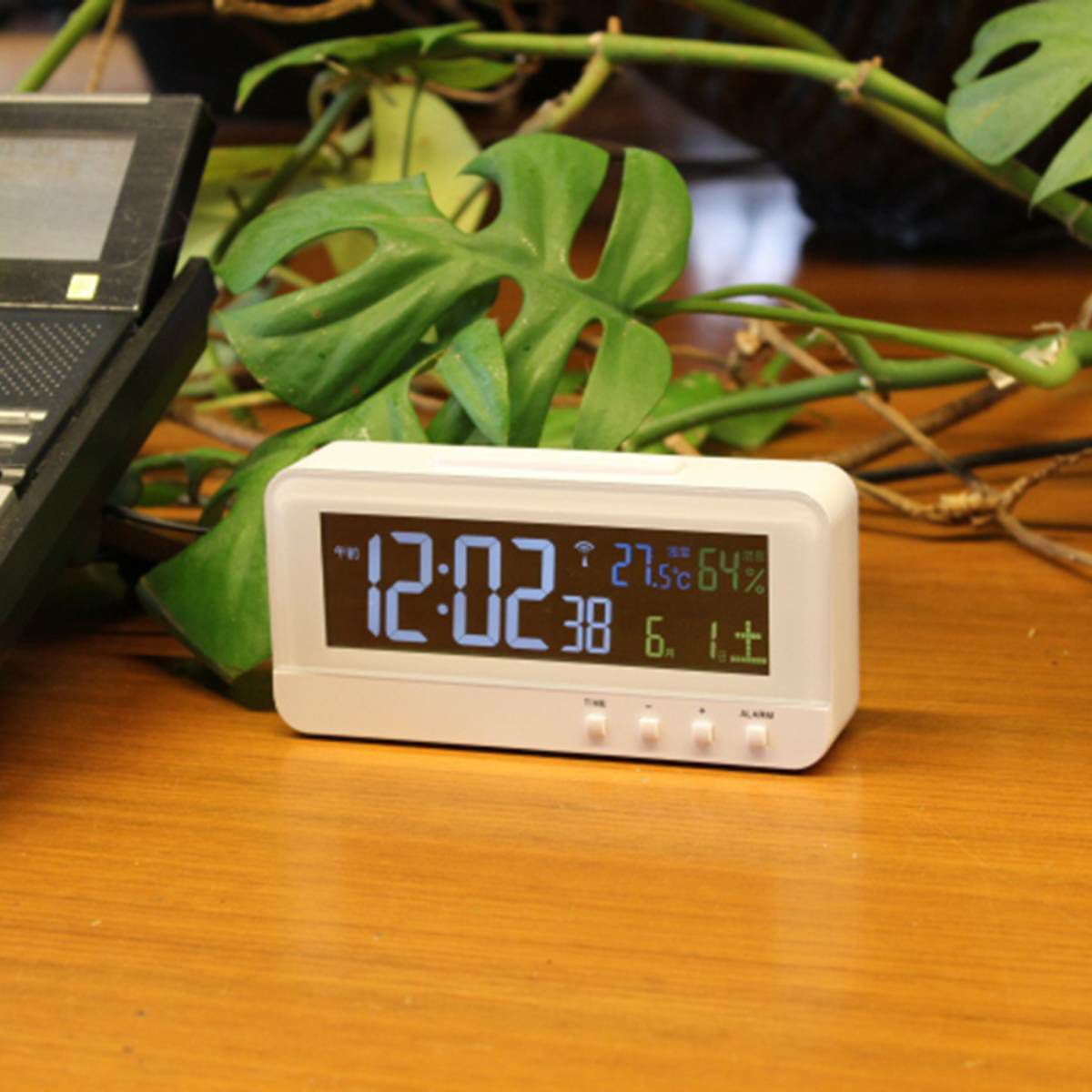 MAG(マグ) 温湿度計 デジタル 電波時計 ビッグメーター 大画面 日付
