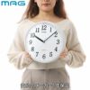 MAG(マグ) 防災壁掛け時計 プラスチッタ W-701