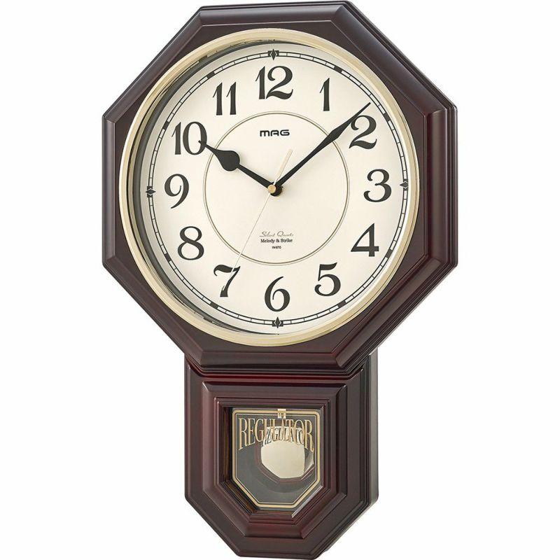 MAG(マグ) 振り子壁掛け時計 西洋館(セイヨウカン) W-670