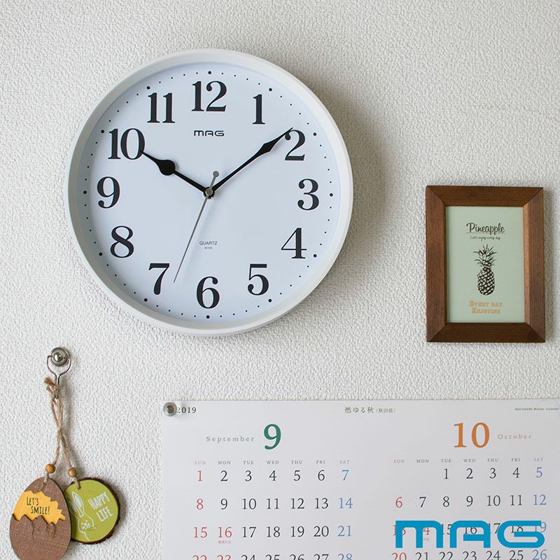 MAG(マグ) 壁掛け時計 ミドル W-740