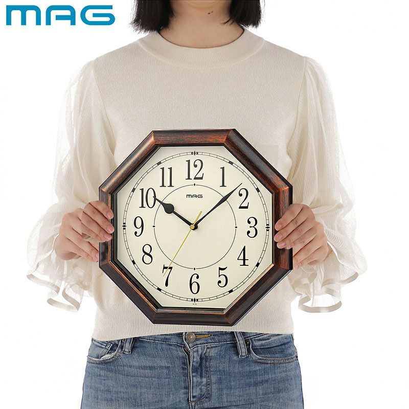 MAG(マグ) 電波壁掛け時計 ネオオクターゴ W-739