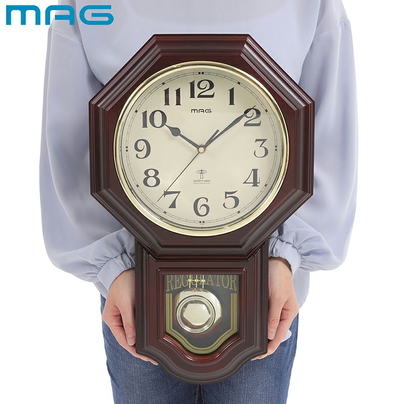 MAG(マグ) 振り子 電波壁掛け時計 鹿鳴館DX