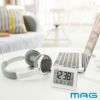 MAG(マグ) 小型電波置時計 ファルマン ホワイト T-776