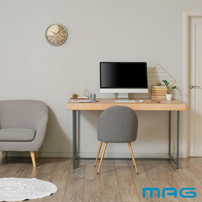 MAG(マグ) 電波壁掛け時計 ココア W-769