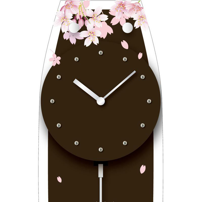 MAG(マグ) 名入れ壁掛け時計 「桜・ありがとう」 W-747-CO WH-Z_117