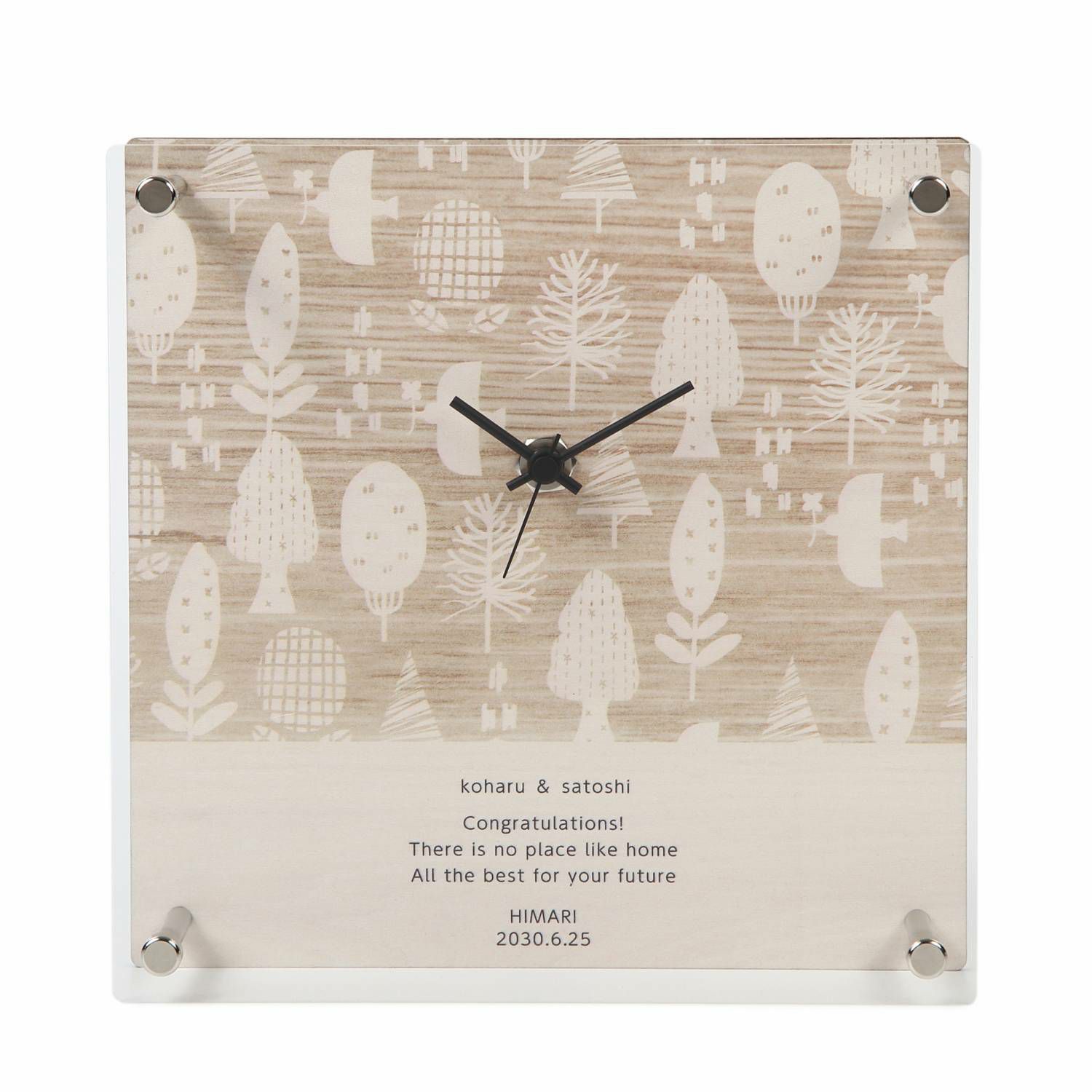 MAG(マグ) 置時計「アクリルフレーム」W-774-CO6 N