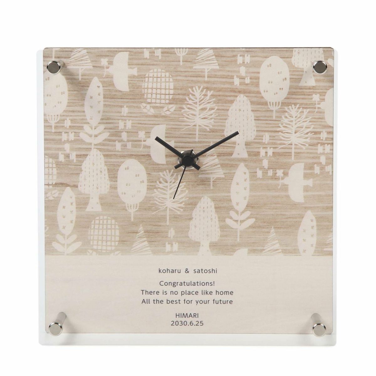 MAG(マグ) 置時計「アクリルフレーム」W-774-CO6 N