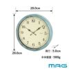 MAG(マグ) 電波壁掛け時計 エアリアルレトロ W-571