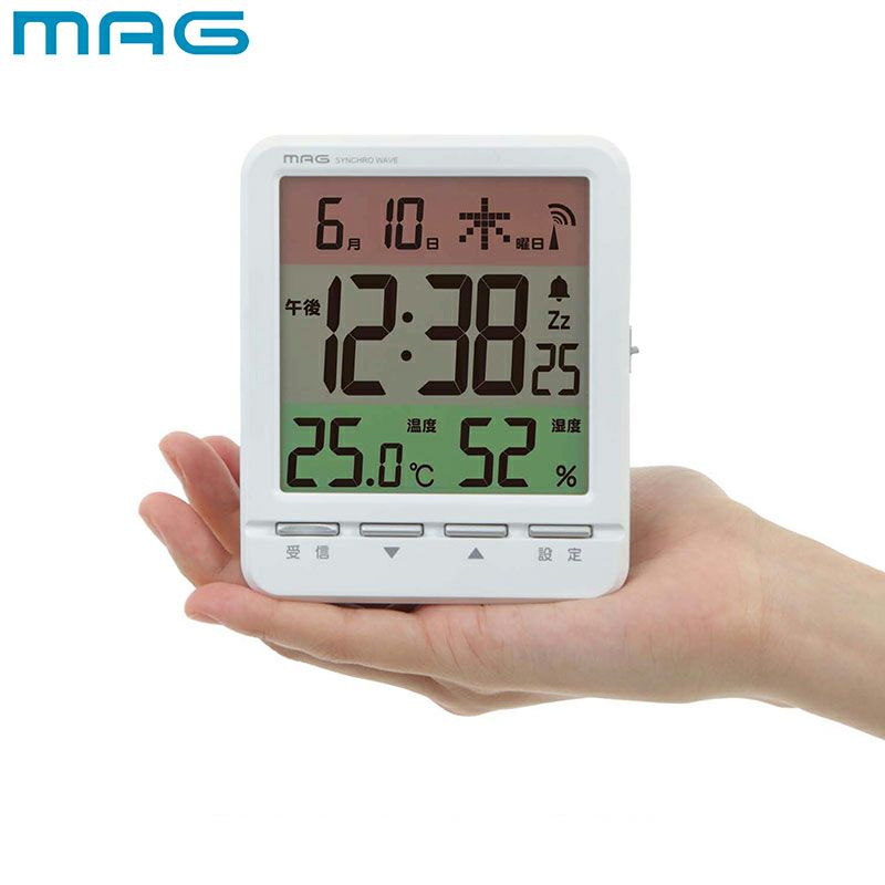 MAG(マグ) 電波目覚まし時計 スペクトル 機能