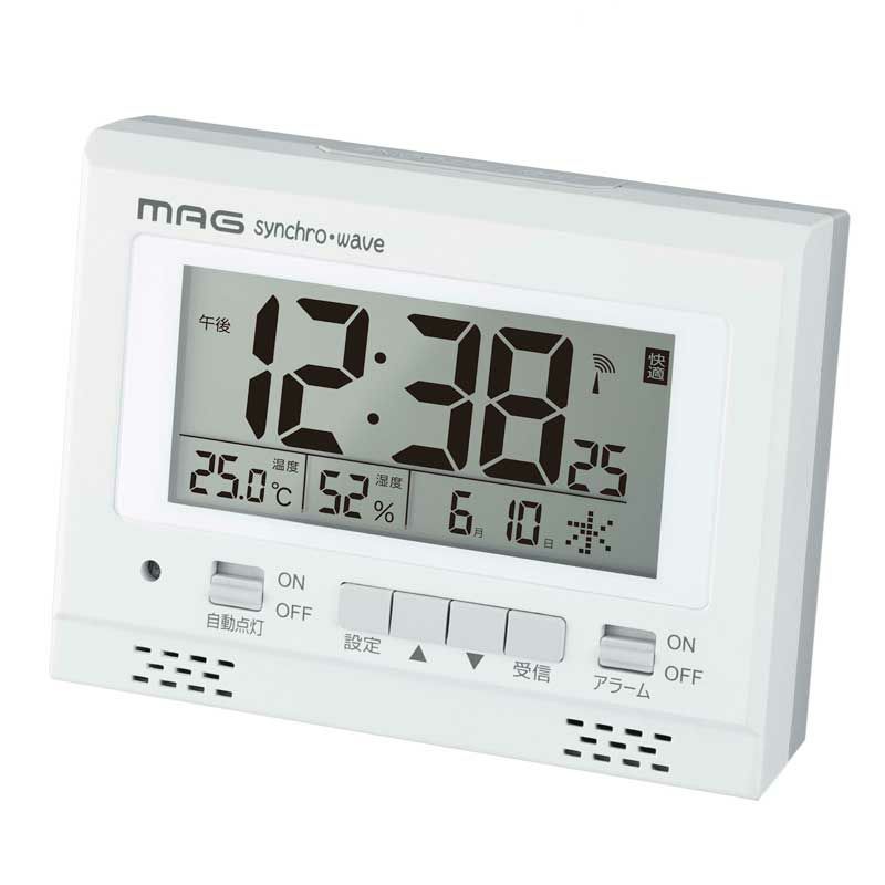 デジタル置時計 時計湿度計 温度計 寝室 リビング カレンダー 多機能