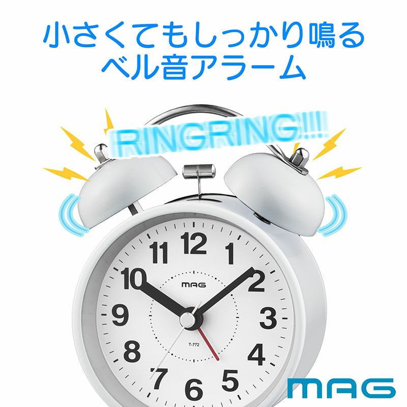 MAG(マグ) ベル音目覚まし時計 プチベルズ T-772