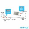 MAG(マグ) 無線LAN置掛両用時計セットレス W-787