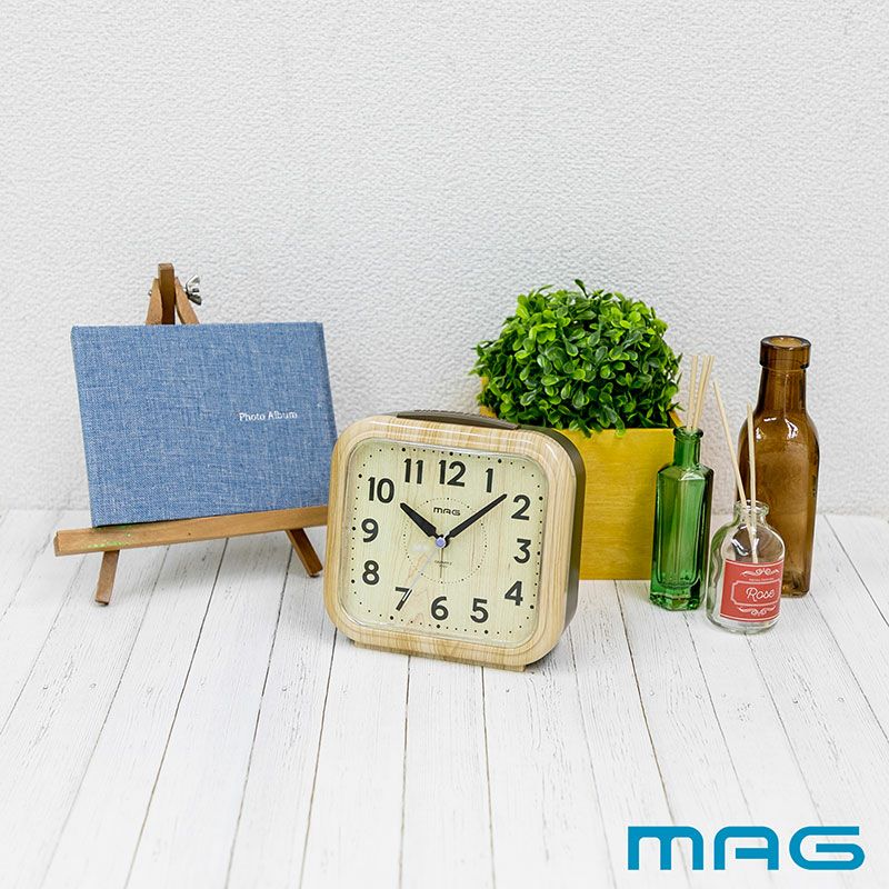 電子音目覚まし時計 グレイン