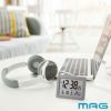 MAG(マグ) ﾃﾞｼﾞﾀﾙ目覚まし時計 ブリム ｸﾞﾚｰ T-779