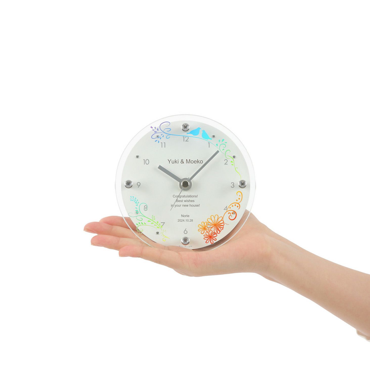 MAG名入れ時計 置時計 「バード」 T-789-CO_102