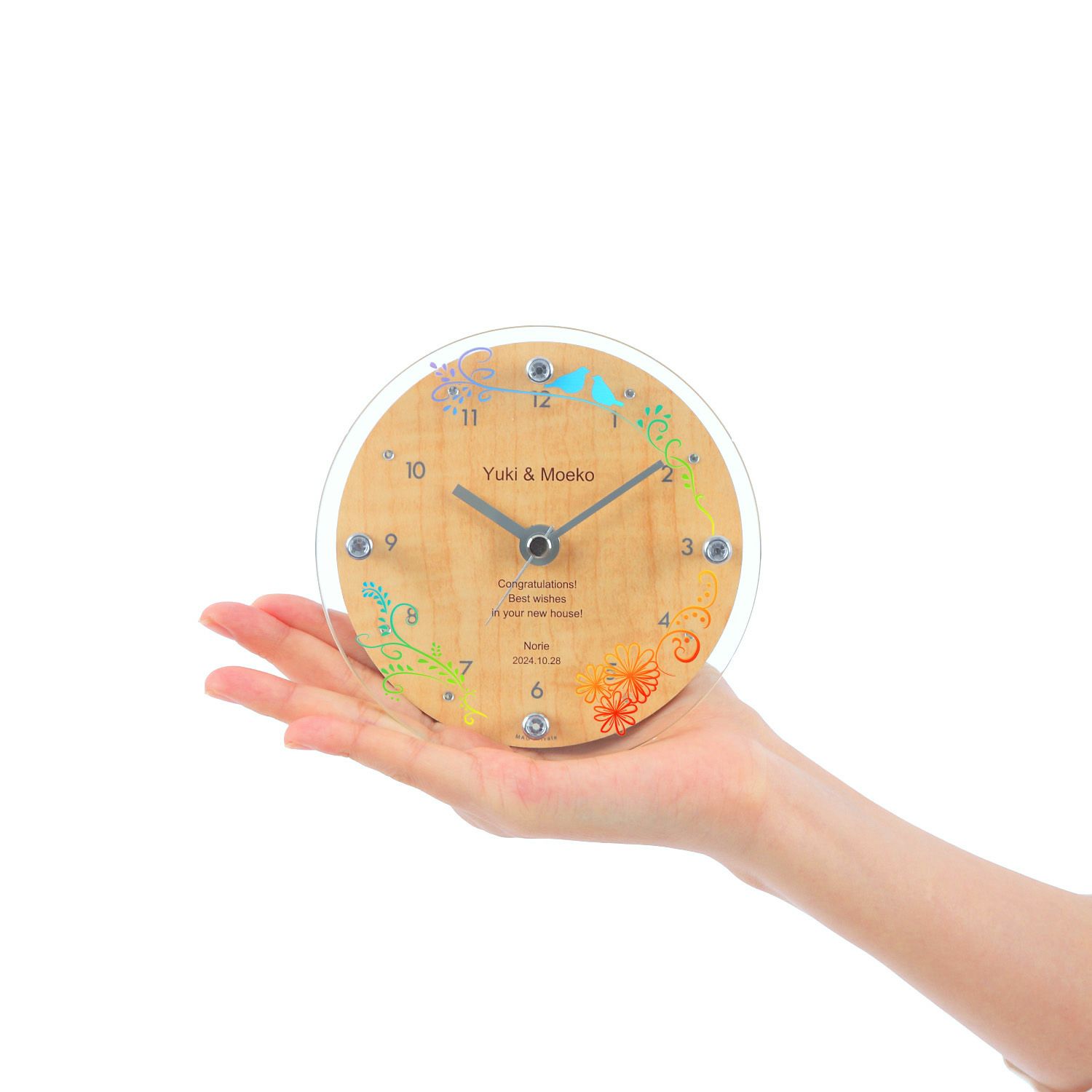 MAG名入れ時計 置時計 「バード」 T-789-CO_102