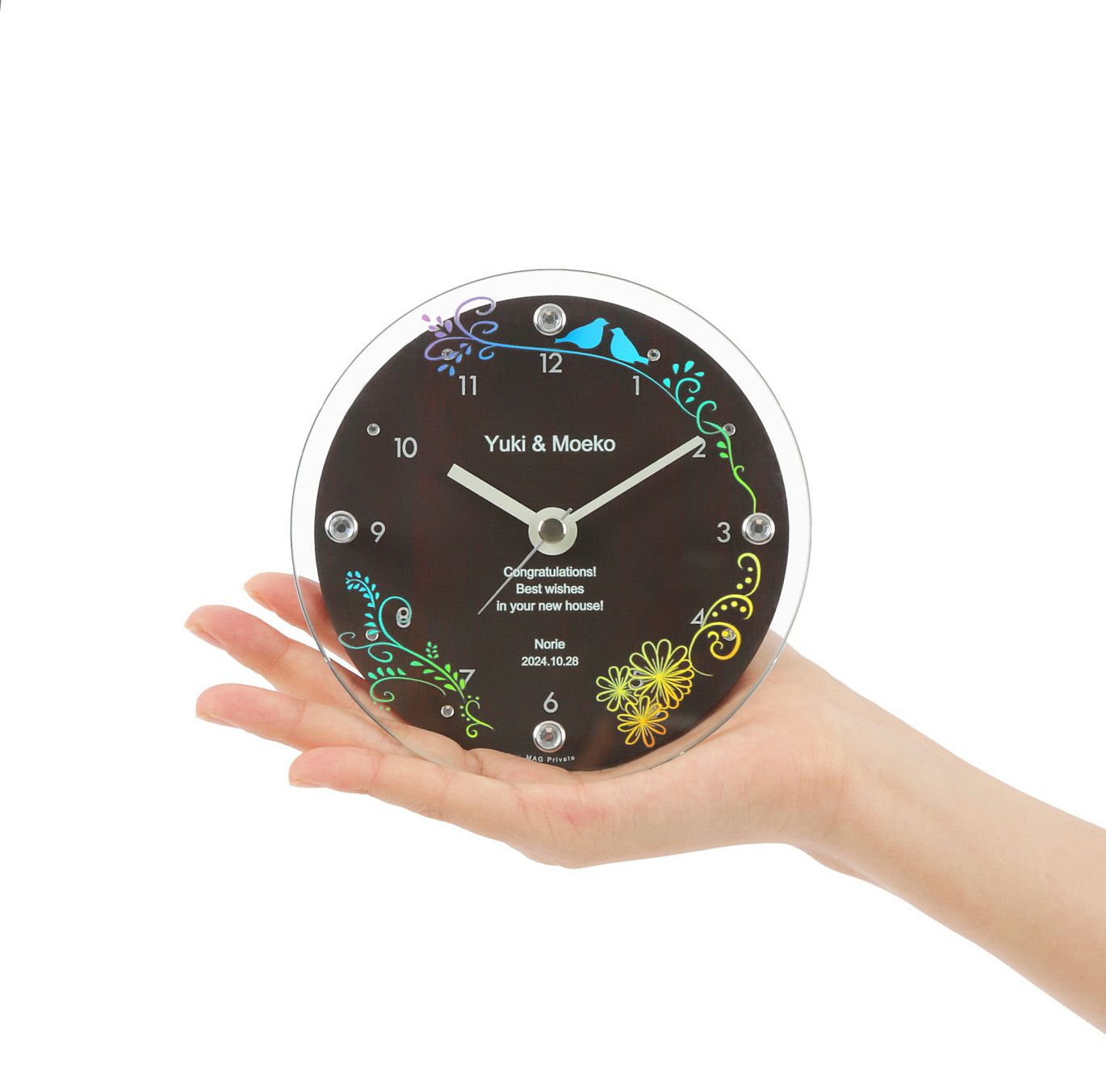 MAG名入れ時計 置時計 「バード」 T-789-CO_102