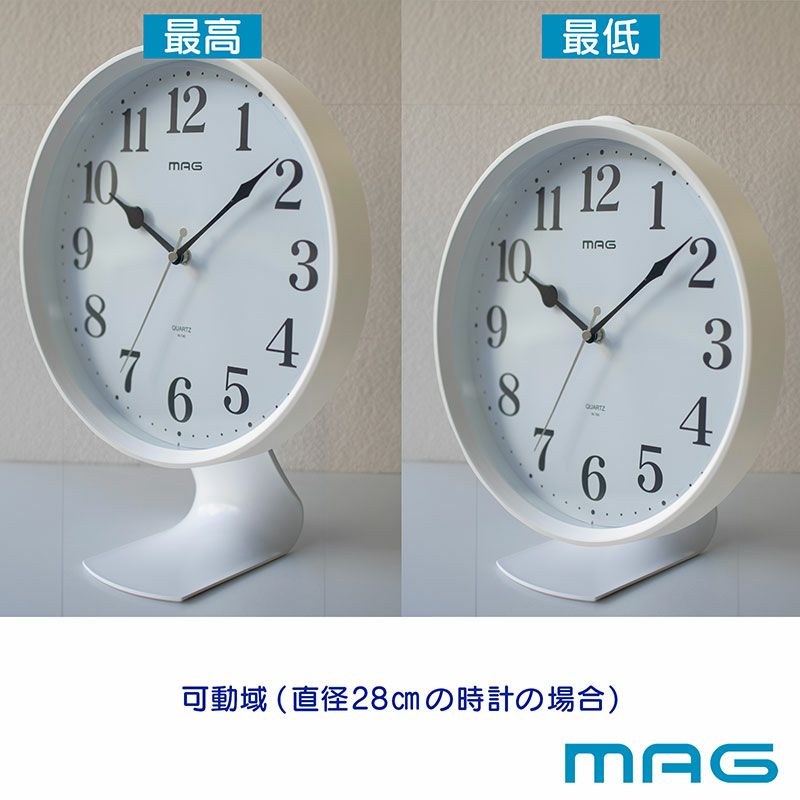 MAG(マグ) 知育時計よーめるスタンド付きセット W-736ｘ1 N-033ｘ1