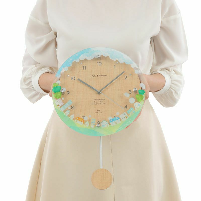 MAG名入れ時計 電波振り子時計 「ニューライフ」 W-797-CO_107