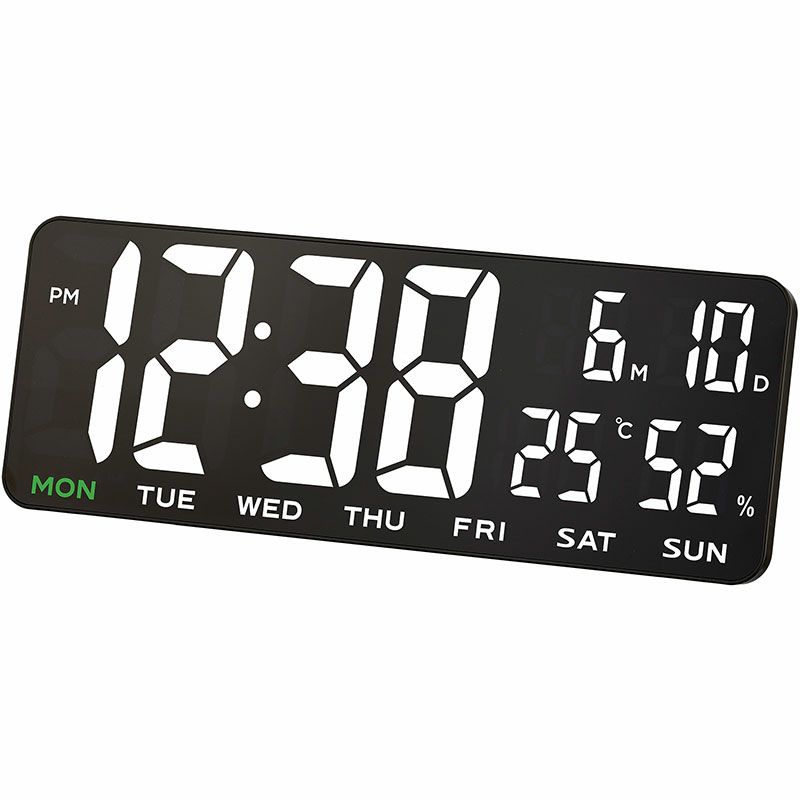 LED置時計 ホワイトアワー W-813