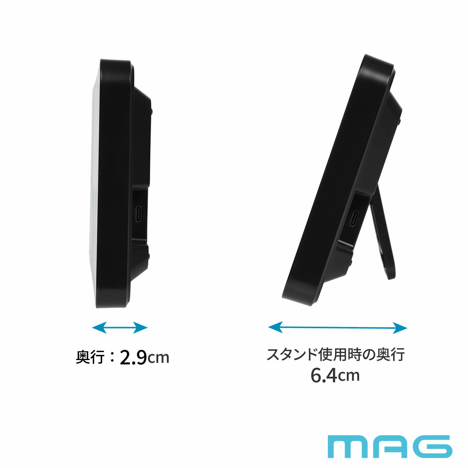 LED置時計 ホワイトアワー W-813
