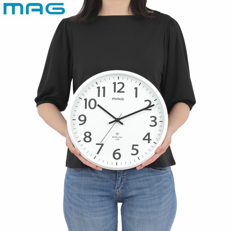 MAG無線LANアナログ掛時計シグナルキーパー W-811