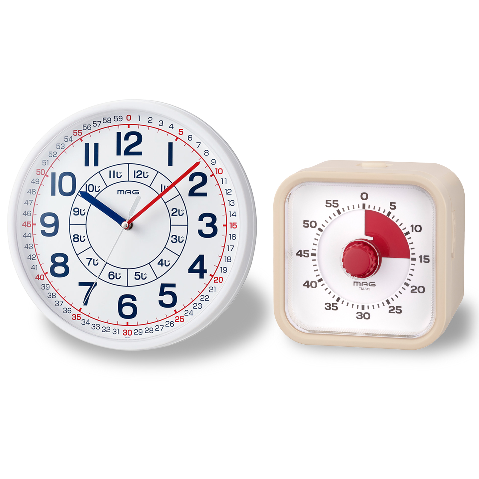 知育時計「よーめる」&アナログタイマー「クルン」セット