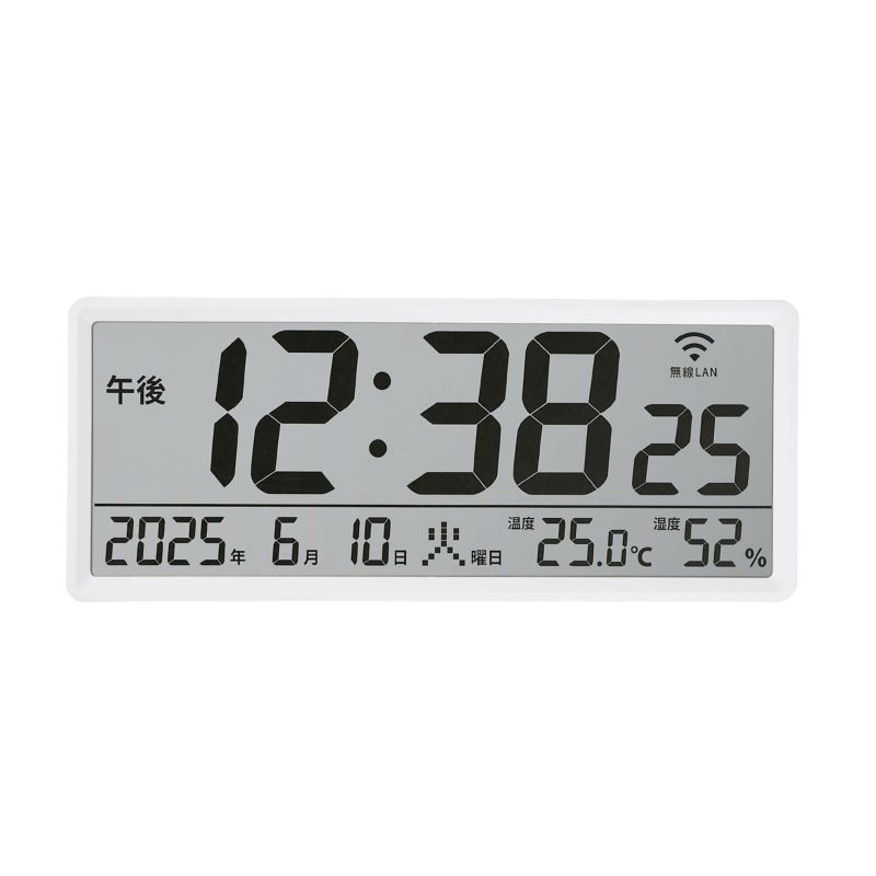 無線LAN大型時計 W821