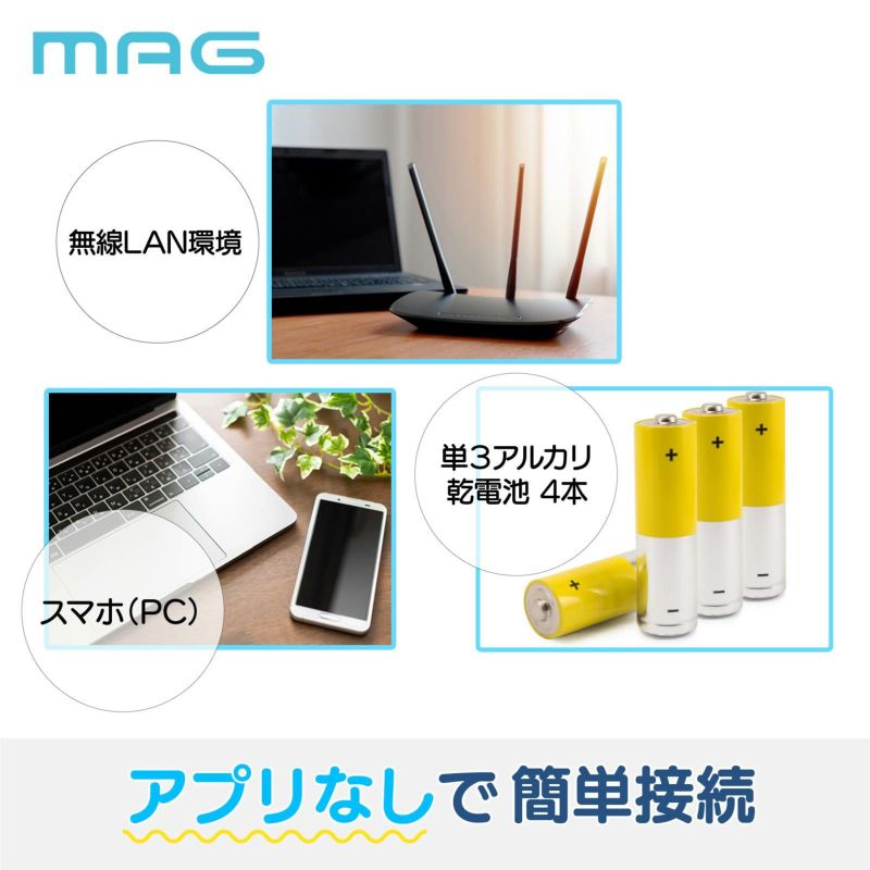 無線LAN大型時計 W821