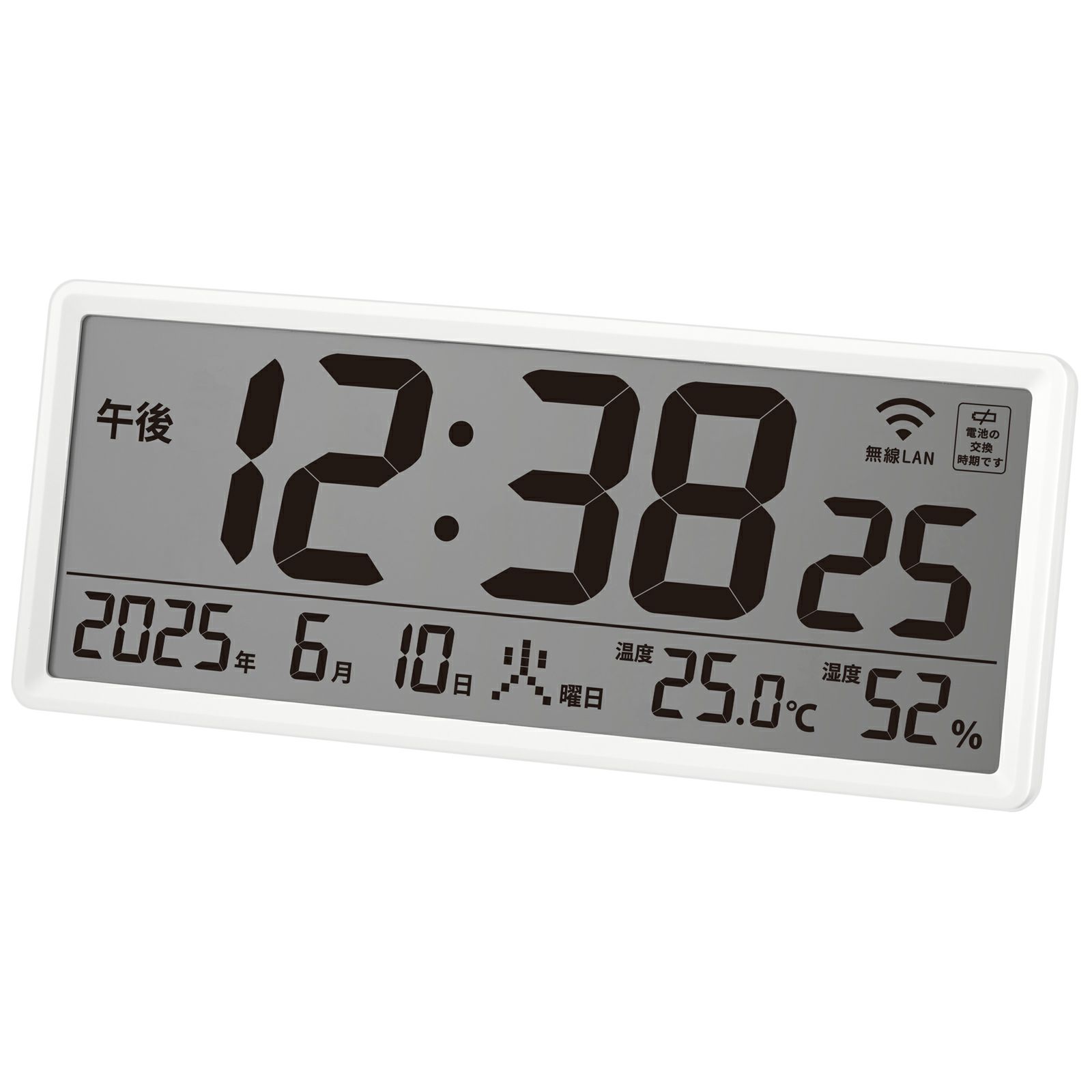 無線LAN大型時計 W821