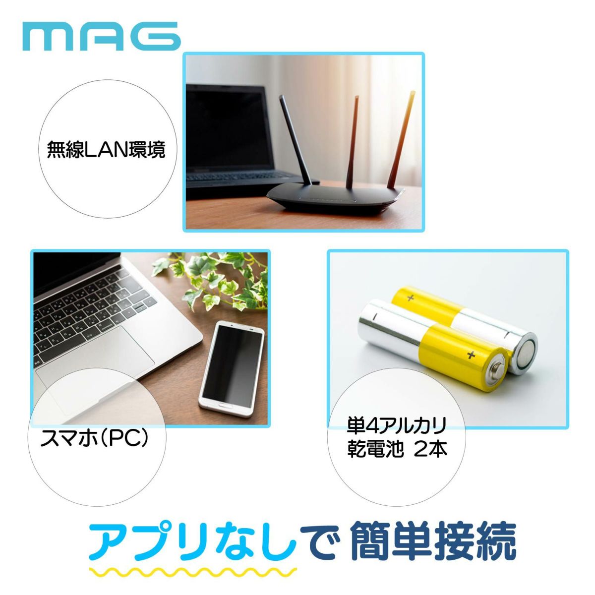 無線LAN時計 T801