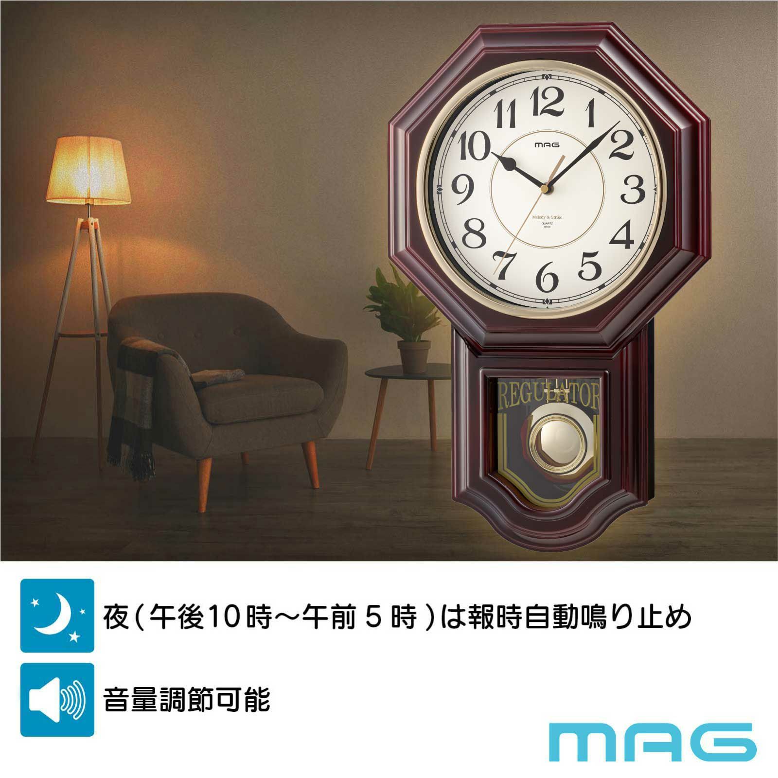 時報掛時計 W828　W828BRZ