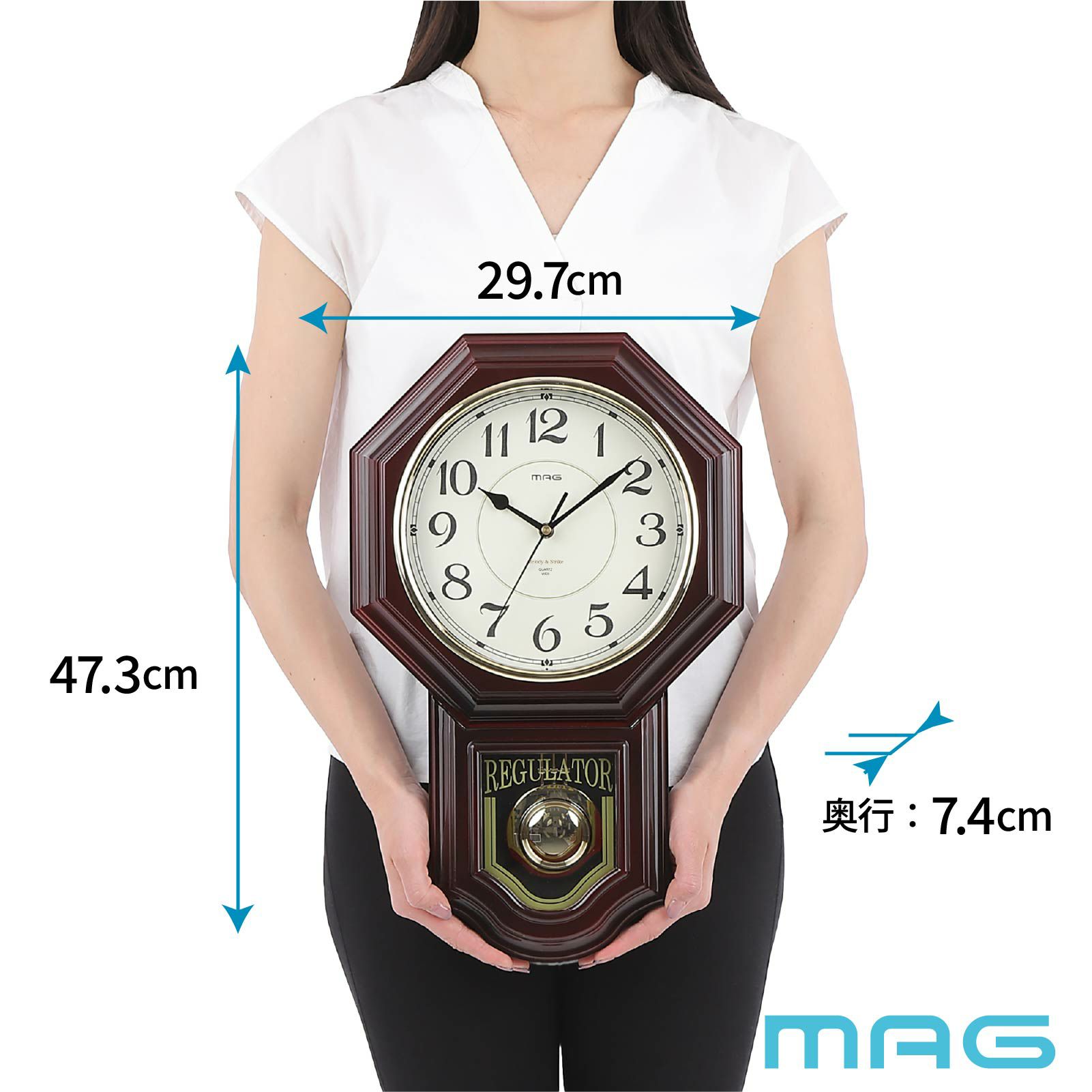 時報掛時計 W828　W828BRZ