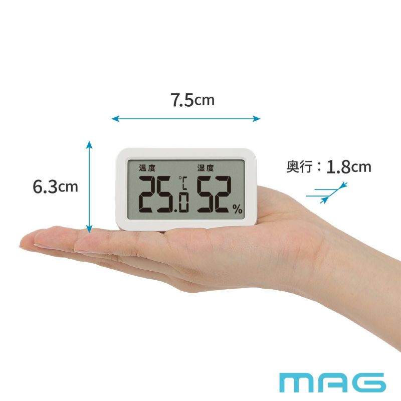 フック付温度湿度計 TH103